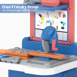 Juego de herramientas de reparación de tornillos de juguete para niños Kit de caja de herramientas de maleta de plástico para niños - Product Image 6