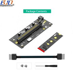 Yeni 2280 M.2 M-Key Arayüzü - PCI-e 4.0 16X Adaptör Kartı 12V ATX 6PIN Girişli Oculink Veri Kablosu Harici Ekran Kartı Yuvası için - Product Image 6