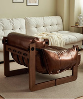 Haute qualité 1 places en cuir PU canapé d'intérieur pouf de luxe canapé chaise pour salon confortable avec matériau de remplissage en coton