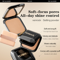 Poudre compacte mate correctrice, contrôle du sébum, longue tenue, effet soft focus, anti-pores, waterproof, ultra fine, 3 teintes, OEM ODM Marque Privée