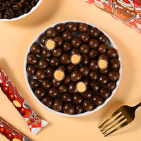 Bola Cokelat Halal Bersertifikat, Lapisan Cokelat Padat, Renyah, Camilan, Grosir, Merek Ailika, Produsen Cina