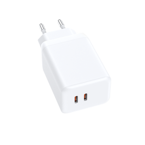 <span class=keywords><strong>Adaptador</strong></span> de Viaje Estándar Brasileño con Tecnología GaN de 65W, Certificado ROHS, CE y ANATEL, 2 Puertos USB-C, <span class=keywords><strong>Cargador</strong></span> Rápido de Pared para Teléfono Inteligente - Product Image 2