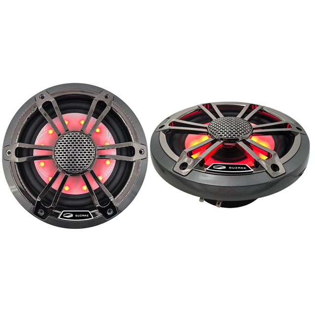 6\" 300W Power RGB Lights Waterproof Marine Stereo Speakers for Yacht Ship and Boat