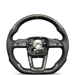 Volant sport en fibre de carbone véritable style S <span class=keywords><strong>Line</strong></span> pour Audi Q5 80A 2018-2024 Vente en gros Livraison rapide - Product Image 5