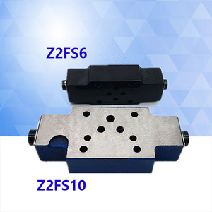 วาล์วควบคุมการไหลแบบไฮดรอลิก Z2FS6 Z2FS10 วาล์วควบคุมการไหลแบบทางเดียวชนิดซ้อน วัสดุเหล็กหล่อ 315 บาร์ 60 ลิตร/นาที - Product Image 1