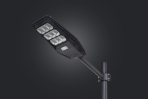 เสาไฟถนนโซลาร์เซลล์ LED ออลอินวัน 100W คุณภาพสูง พร้อมมาตรฐาน IP68 และเวลาทำงาน 12 ชั่วโมง สำหรับใช้งานกลางแจ้งบนถนนขนาดใหญ่ - Product Image 3