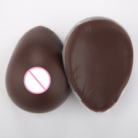 Vente en Gros Bretelles Réglables Forme Goutte d'Eau Silicone Formes Seins Faux Seins pour Femmes Mastectomie Transgenre