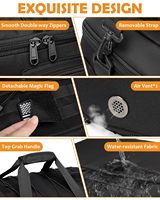 Sac de voyage modulaire, deux tailles au choix avec sangles détachables et panneau de patch personnalisé, multi-poches