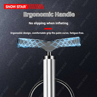 Bike Pump Bike Tire Pumps Inflator High Pressure 160PSI Bicycle Floor Pump for Road Bike Car MTB Sports Balls