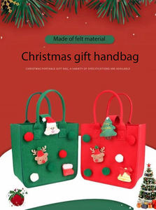 Emballage de cadeau coloré en vrac sacs d'emballage de bijoux sacs en papier fourre-tout de luxe avec poignée sacs cadeaux de Noël - Product Image 4