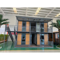 Maison conteneur extensible à double aile pour salle de formation