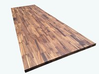 Meubles de maison haut de gamme en bois massif, joint à rainure et languette, teck de Birmanie, plateau de table à manger rustique en bois naturel