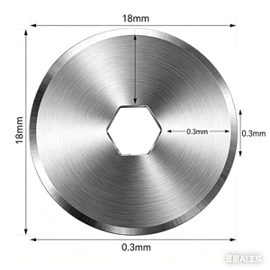 Cuchillas de Corte Rotatorias SKS-7 de 18 mm Compatibles con Fiskars, <span class=keywords><strong>OLFA</strong></span> para Acolchado, Scrapbooking, Costura, Manualidades, Cuchilla de Corte Afilada y Duradera - Product Image 6
