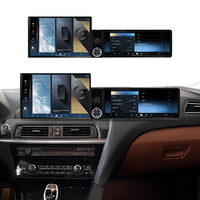 ZWNAV Pantalla de 13.1"+12.3" para BMW Serie 6 2009-2016 CIC/NBT Android 15 Carplay DSP GPS Radio de Auto Estéreo 4G WiFi 360 OEM