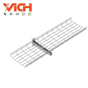 완전 전기아연도금 스테인리스 스틸 와이어 바스켓 메쉬 케이블 트레이 직경 5mm, 하중 용량 4000kg 케이블용 - Product Image 1