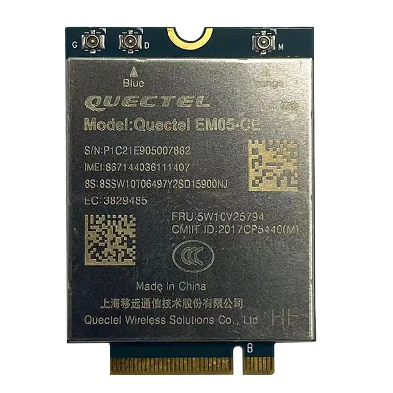 LTE Cat 4 4G module EM05-CE 5W10V25794 For Lenovo ThinkPad X1 Carbon 8th/9th P1 X1 Extreme Gen 4 T14 T15 X13 T14s L14 T14s Gen 2