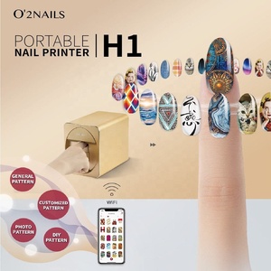<span class=keywords><strong>Imprimante</strong></span> <span class=keywords><strong>à</strong></span> ongles intelligente automatique portable professionnelle H1, machine d'impression numérique 3D pour ongles, WiFi, 1 cartouche, prise en charge du DIY - Product Image 4