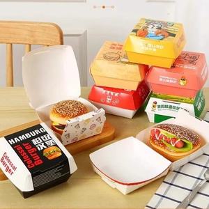 Boîte d'emballage alimentaire en papier kraft robuste, conteneur alimentaire <span class=keywords><strong>à</strong></span> emporter, barquettes alimentaires en papier, boîtes <span class=keywords><strong>à</strong></span> emporter pour restaurant, restauration, pique-nique - Product Image 5