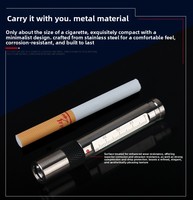 Lampe de poche LED EDC 3W XPE, lumière portable, cadeau, avec option de batterie rechargeable ou AAA, mini lampe torche en acier inoxydable 304