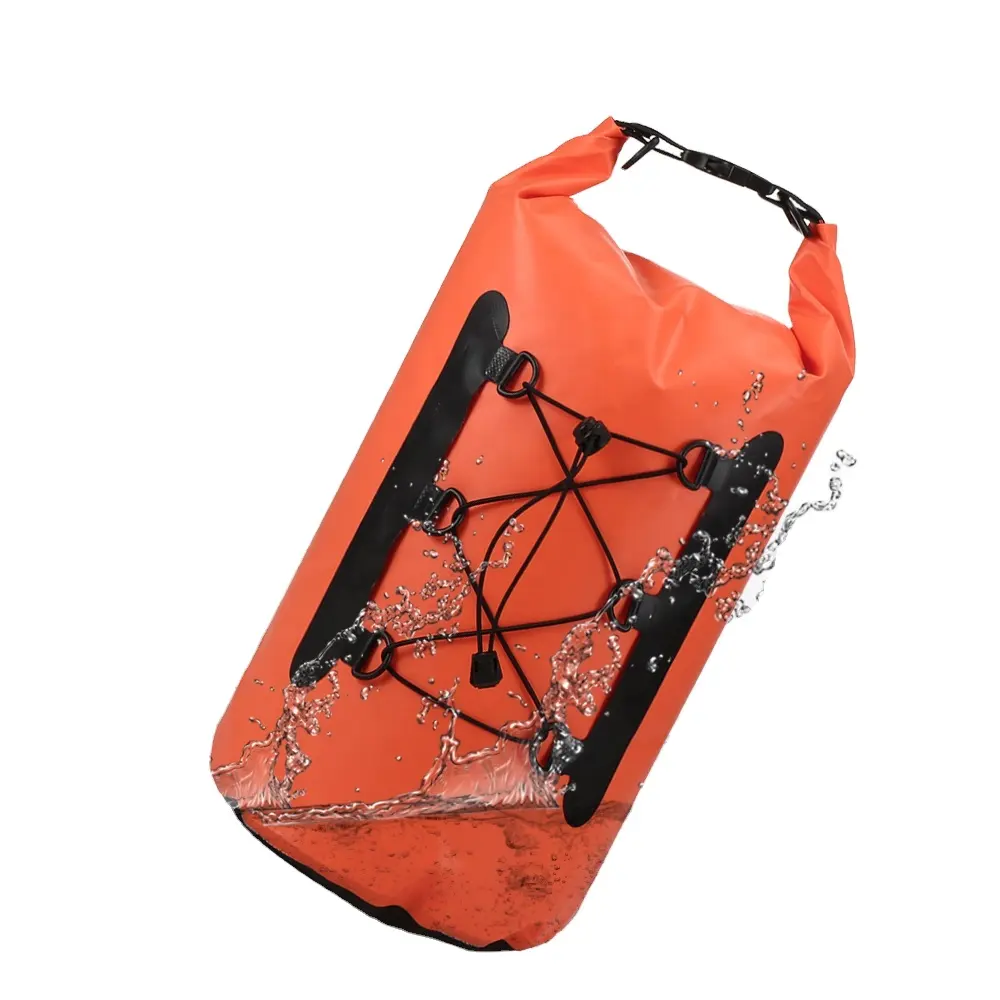 Outdoor Foldable Waterproof Dry Bag Pvc TPU Custom Logo Floating Camping Hiking Travel Swim Waterproof Backpack Bag