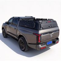 Couvre-corps semi-hauteur rigide en alliage d'aluminium à trois plis, étanche et verrouillable (pour pick-ups Isuzu Changan Navara NP300) – Ajustement universel