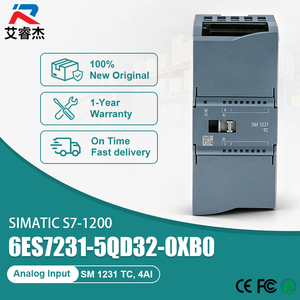 โมดูลอินพุตแบบอนาล็อก Siemens ของแท้รุ่นใหม่ 6ES7231-5QD32-0XB0 SIMATIC S7-1200 4 ช่องสัญญาณ AI Programmable Logic Controller - Product Image 1