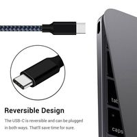En stock Câble de chargement de données micro USB noir 1M Câble USB a mâle vers micro USB