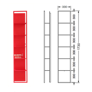 Odern-todos los coches reestanding 4-Ayers 85 "-ooden etal, OMIC, ook - Product Image 3