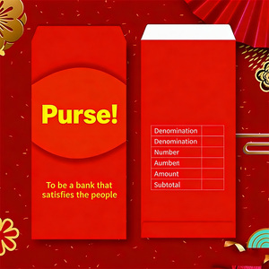 ปรับแต่งซองใส่<span class=keywords><strong>เงิน</strong></span>แบบพิมพ์ลายเป็นมิตรกับสิ่งแวดล้อมสำหรับตรุษจีนและงานแต่งงาน - Product Image 4