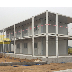 Casas de contenedores de paquete plano prefabricado múltiple para oficinas/refugios/tiendas - Product Image 1
