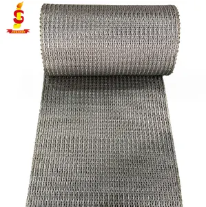 304/316 Stainless Steel Food Screw Conveyor Belt Industrial Metal Wire Mesh Conveyor Belt
