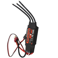 Contrôleur de vitesse électronique HobbyWing étanche sans balais 12A 20A 40A 50A 60A 80A ESC pour voiture modèle RC