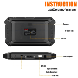 Obdstar X300 mini cho Renault cho lập trình khóa <span class=keywords><strong>Dacia</strong></span> và hiệu chuẩn Cụm - Product Image 6