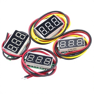 Medidor de Voltaje Digital DC de 0.28 Pulgadas con Pantalla Ajustable, Tres Cables, 0-100V, Placa de Monitoreo de Voltaje de Batería - Product Image 4
