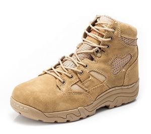 Coyote altura media combate botas tácticas antideslizante ropa de combate zapatos - Product Image 1