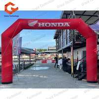 Arche gonflable professionnelle personnalisée pour la publicité, PVC de haute qualité avec impression de logo pour les événements sportifs et les grandes ouvertures