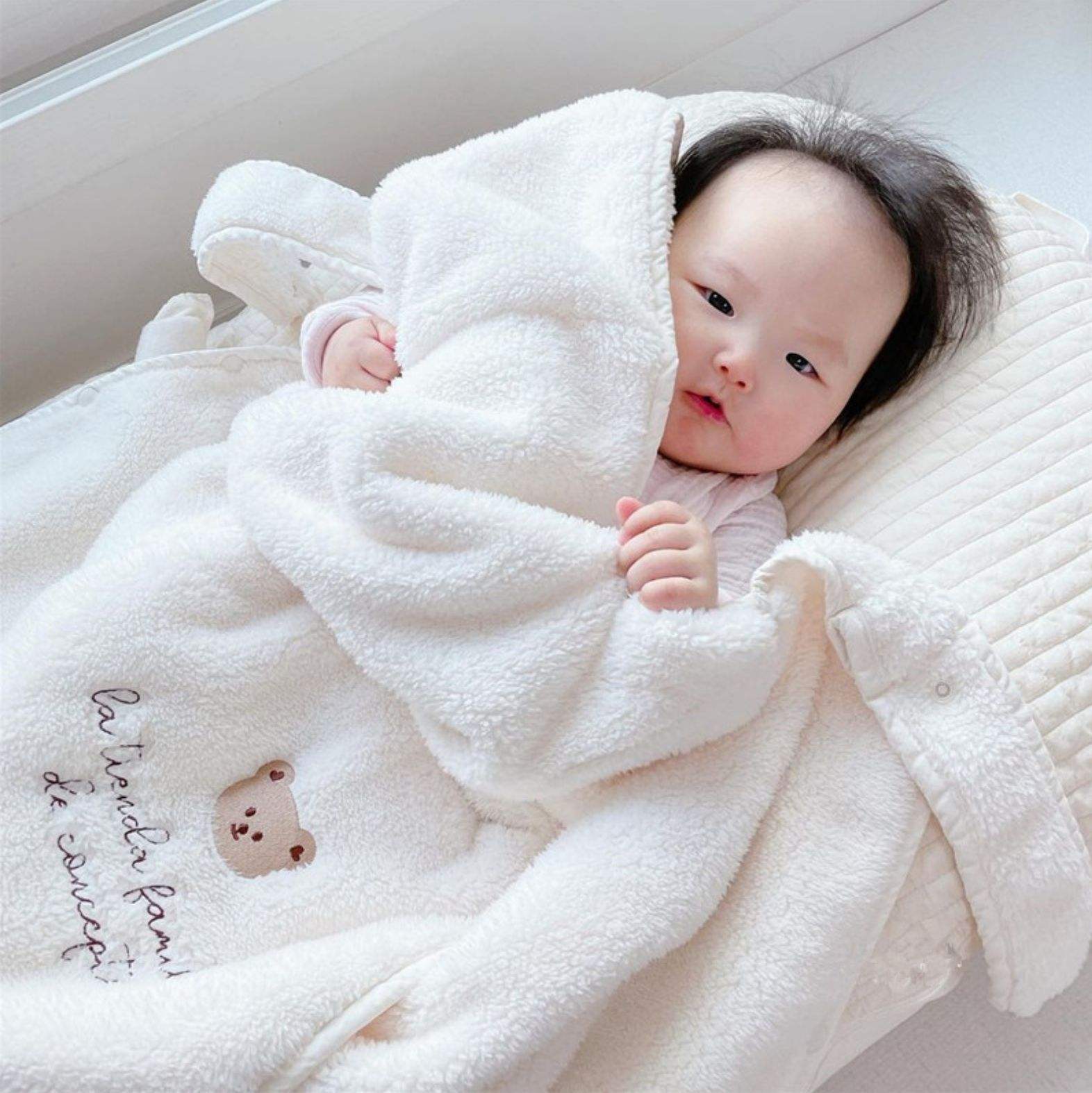 Bedding Newborn Baby Winter Blanket Newborn Winter Warm Bed Cover
