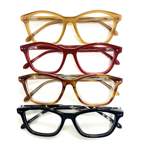 Occhiali da vista unisex in acetato Kalin Gzlk, montatura nera a occhio di gatto, lenti alla moda, design personalizzato - Product Image 2