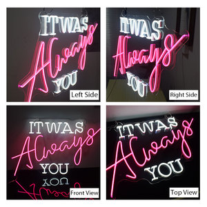 Enseignes néon personnalisées, lettres, mots, logo d'entreprise, décoration, enseignes néon LED pour mariage, maison, fête, événements, jeux - Product Image 4