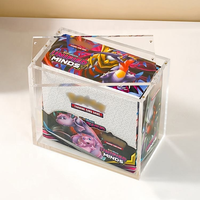 Boîte de Présentation Magnétique Écologique en Acrylique PMMA Transparente pour Coffret Dresseur d'élite (ETB) et Boîte de Boosters – Décoration Moderne pour Bureau