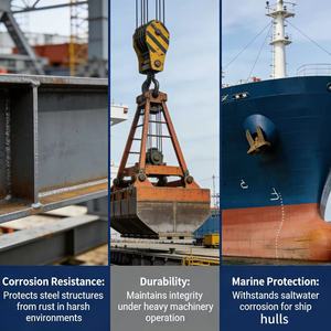 速乾性アルキッドエナメル塗料、優れた被覆力、簡単塗布、機械および金属表面用防錆コーティング - Product Image 4