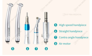 Juego de piezas de mano dental, pieza de mano dental, kit de alta y baja velocidad, kit de piezas de mano dental - Product Image 3