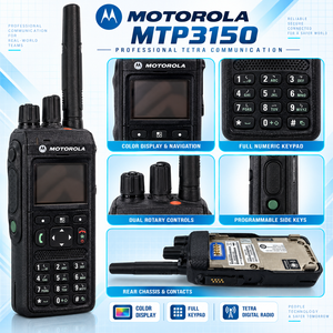 Radio <span class=keywords><strong>TETRA</strong></span> Motorola Serie MTP3150 MTP3250 UHF 380 430 450 470 MHz, Radio de Uso Crítico para Equipos de Bomberos, Rescate, Transporte y Ferrocarriles - Product Image 2