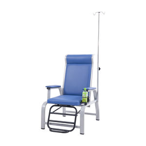 Chaise d'accompagnement médicale escorte de patient préposé pliant chaise d'allaitement pliante chaise de transfusion de perfusion inclinable - Product Image 2