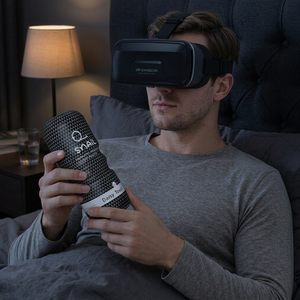 Juego <span class=keywords><strong>de</strong></span> Juguetes Sexuales Interactivos VR al por Mayor, Masturbador Eléctrico + Gafas 3D, Combo para Adultos para Uso Personal, Logotipo Personalizado OEM - Product Image 6