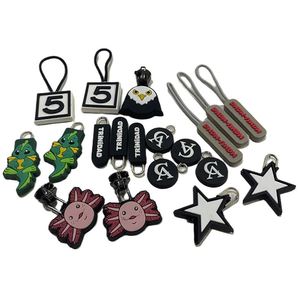 Étiquette de fermeture éclair personnalisée professionnelle en PVC souple 3D, silicone gaufré, logo pour vêtements, clés, chapeaux - Product Image 1