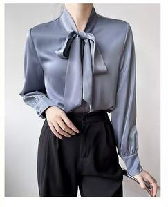 Nhà máy sản xuất trực tiếp linh hoạt căng satin vải cho Dresses Tops và Quần phù hợp - Product Image 3