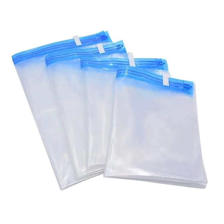 फैक्टरी प्रत्यक्ष प्लास्टिक भंडारण बैग सामान वैक्यूम भंडारण बैग रोल अप भंडारण बैग