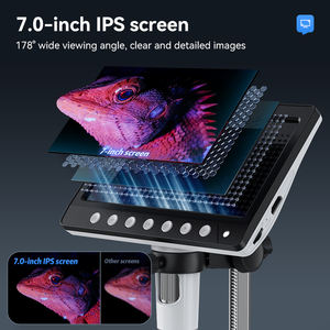 <span class=keywords><strong>Microscope</strong></span> Numérique Industriel OEM/ODM pour Réparation Mobile, <span class=keywords><strong>Optique</strong></span>, Électronique, avec Écran LCD 7 Pouces, 1080P, Grossissement 1200X - Product Image 3