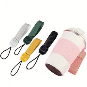 Funda de nailon tejida para botella, llavero de seguridad personal, hebilla de cincha, mosquetón colgante, soporte para llaves, cordón para herramientas - Product Image 2